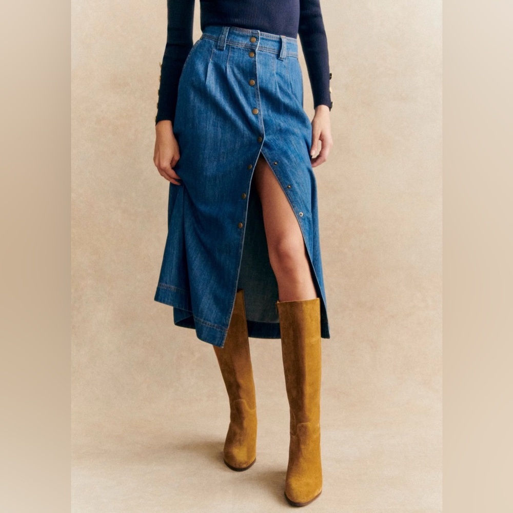 NEW IN BOX - Sezane Adele boots - tan - Size 9 or EU 40 - Picture 6 of 13